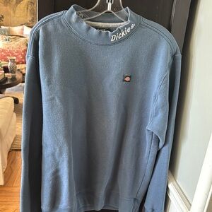 Dickies Blue Crewneck Sweater Relaxed Fit